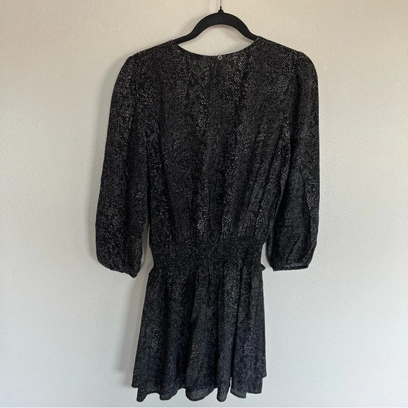 NWOT Rails Inez Dress Slate Python Print Casual Women’s Small - Picture 13 of 15